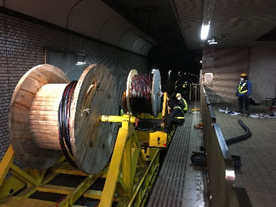 高圧配電線更新