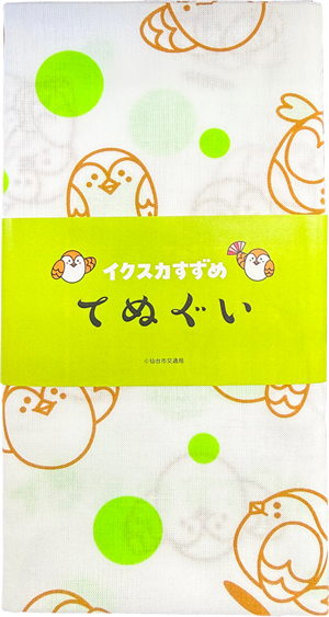 イクスカすずめ手ぬぐい