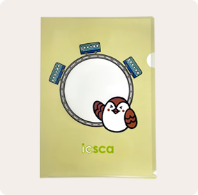 イクスカすずめクリアファイル（市バス）