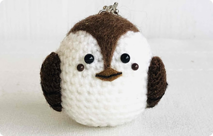 イクスカすずめ あみぐるみ